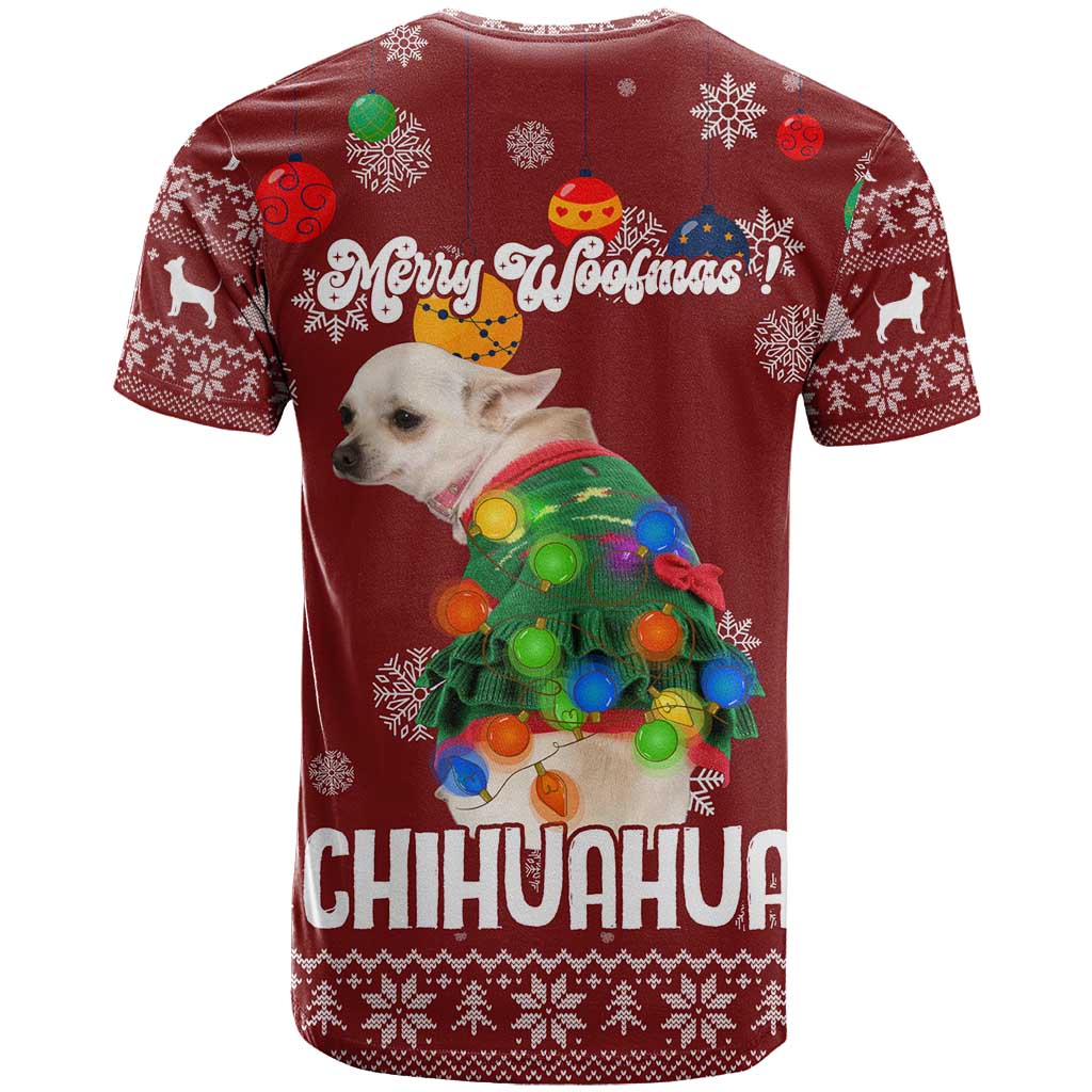 Chihuahua Dog Attitude Christmas T Shirt Xmas Holiday Patterns - Wonder Print Shop