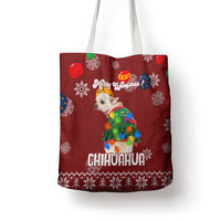 Chihuahua Dog Attitude Christmas Tote Bag Xmas Holiday Patterns - Wonder Print Shop