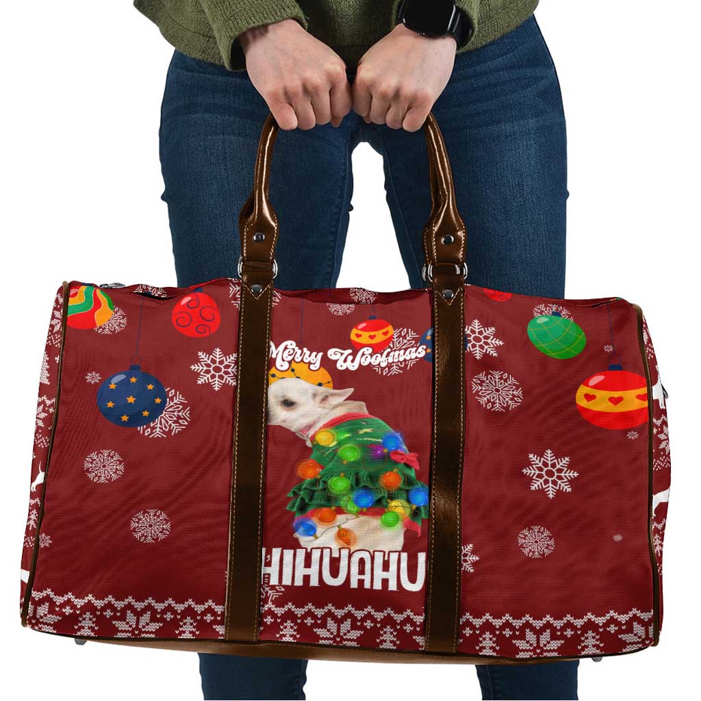 Chihuahua Dog Attitude Christmas Travel Bag Xmas Holiday Patterns - Wonder Print Shop