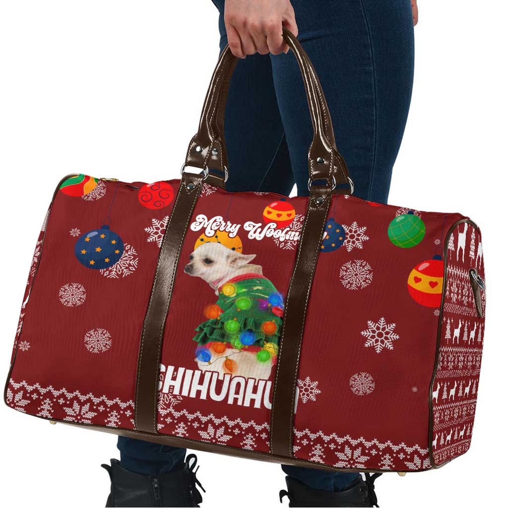 Chihuahua Dog Attitude Christmas Travel Bag Xmas Holiday Patterns - Wonder Print Shop