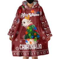 Chihuahua Dog Attitude Christmas Wearable Blanket Hoodie Xmas Holiday Patterns - Wonder Print Shop