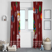 Chihuahua Dog Attitude Christmas Window Curtain Xmas Holiday Patterns - Wonder Print Shop