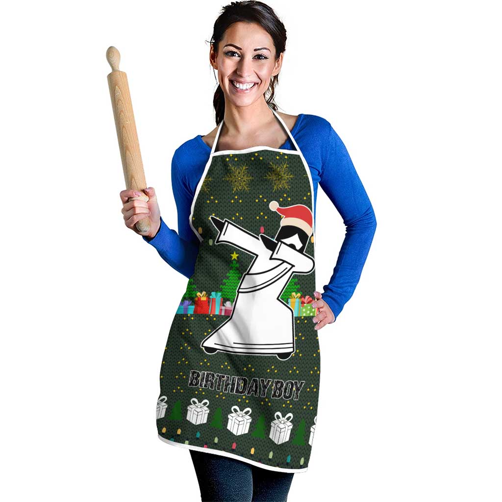 Jesus Birthday Boy Christmas Apron Funny Xmas Holiday Patterns - Wonder Print Shop