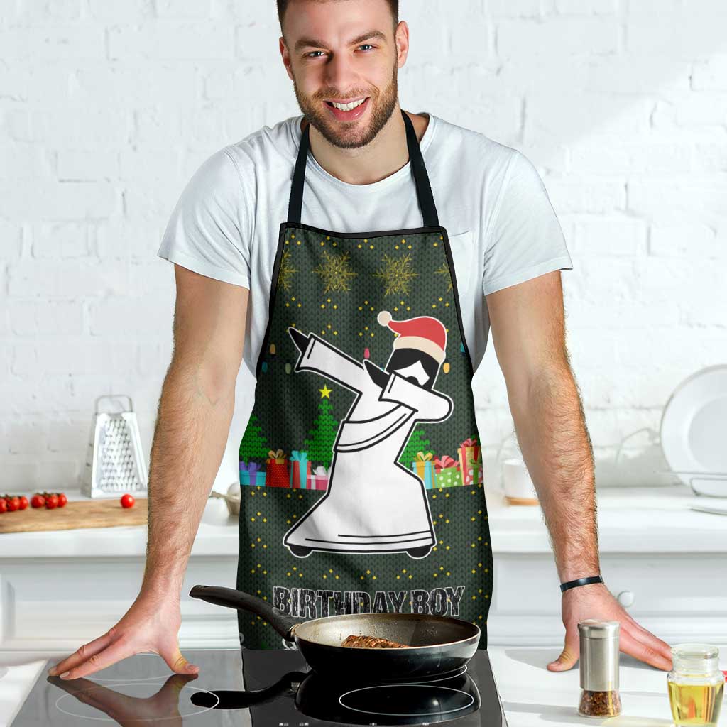Jesus Birthday Boy Christmas Apron Funny Xmas Holiday Patterns - Wonder Print Shop