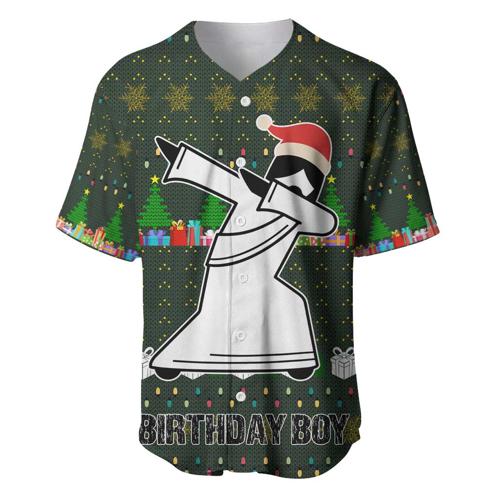 Jesus Birthday Boy Christmas Baseball Jersey Funny Xmas Holiday Patterns - Wonder Print Shop