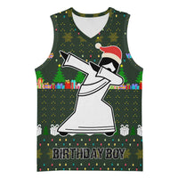 Jesus Birthday Boy Christmas Basketball Jersey Funny Xmas Holiday Patterns - Wonder Print Shop