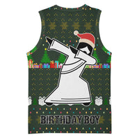 Jesus Birthday Boy Christmas Basketball Jersey Funny Xmas Holiday Patterns - Wonder Print Shop
