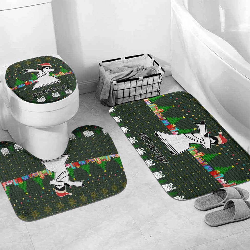 Jesus Birthday Boy Christmas Bathroom Set Funny Xmas Holiday Patterns - Wonder Print Shop