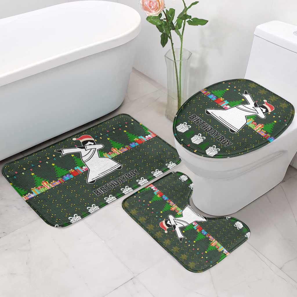 Jesus Birthday Boy Christmas Bathroom Set Funny Xmas Holiday Patterns - Wonder Print Shop