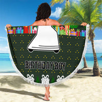 Jesus Birthday Boy Christmas Beach Blanket Funny Xmas Holiday Patterns - Wonder Print Shop