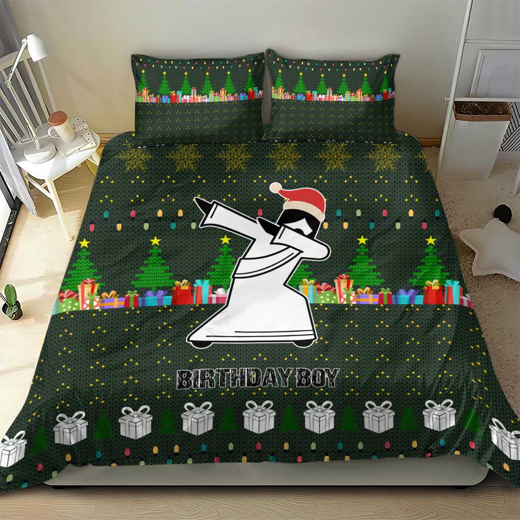 Jesus Birthday Boy Christmas Bedding Set Funny Xmas Holiday Patterns - Wonder Print Shop