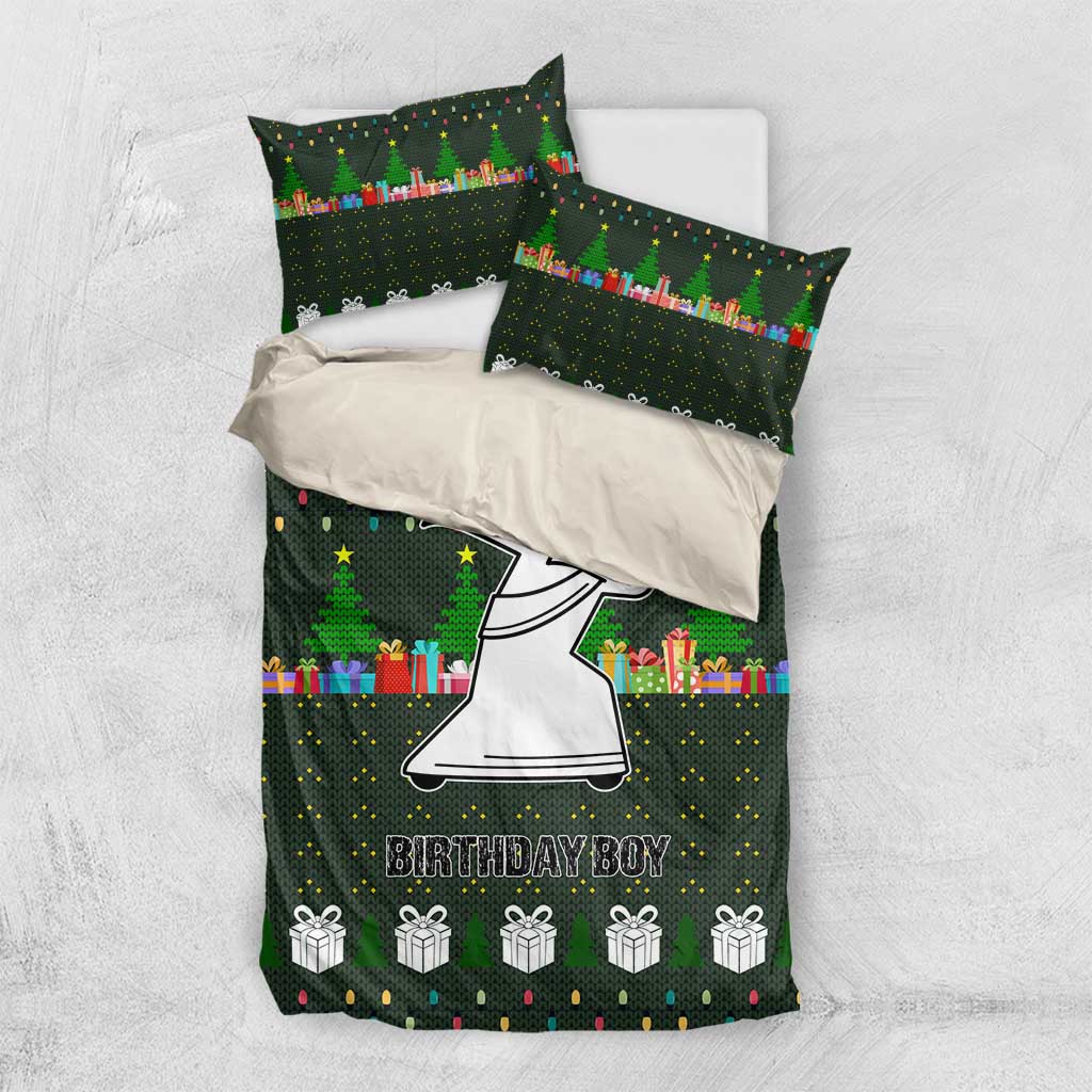 Jesus Birthday Boy Christmas Bedding Set Funny Xmas Holiday Patterns - Wonder Print Shop