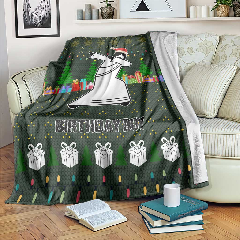 Jesus Birthday Boy Christmas Blanket Funny Xmas Holiday Patterns - Wonder Print Shop