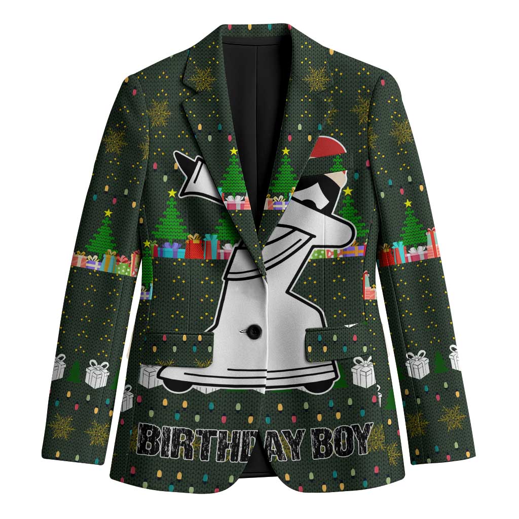 Jesus Birthday Boy Christmas Blazer Funny Xmas Holiday Patterns - Wonder Print Shop
