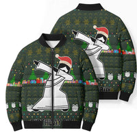 Jesus Birthday Boy Christmas Bomber Puffer Jacket Funny Xmas Holiday Patterns - Wonder Print Shop