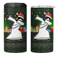 Jesus Birthday Boy Christmas 4 in 1 Can Cooler Tumbler Funny Xmas Holiday Patterns - Wonder Print Shop