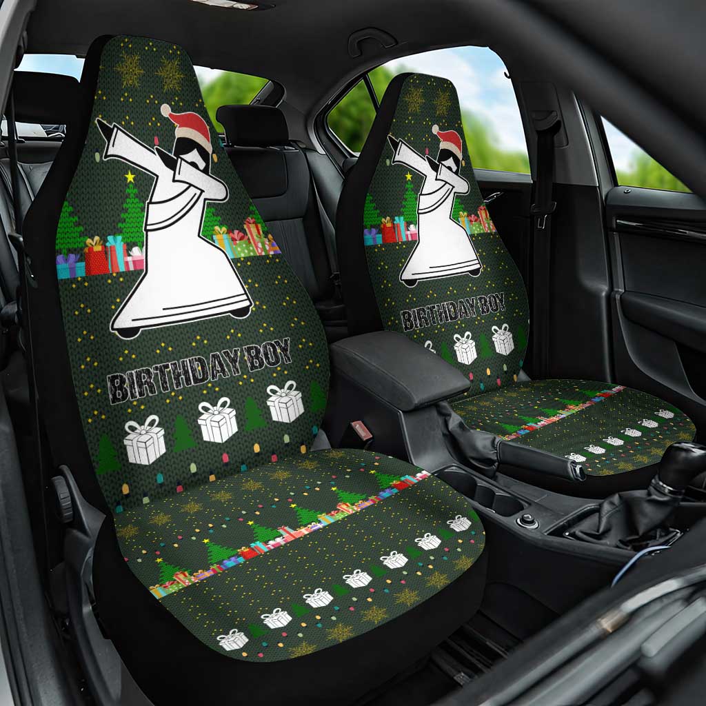 Jesus Birthday Boy Christmas Car Seat Cover Funny Xmas Holiday Patterns - Wonder Print Shop