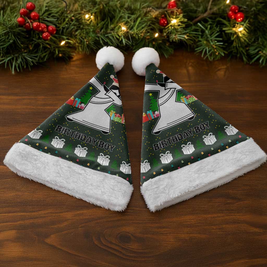 Jesus Birthday Boy Christmas Santa Hat Funny Xmas Holiday Patterns - Wonder Print Shop