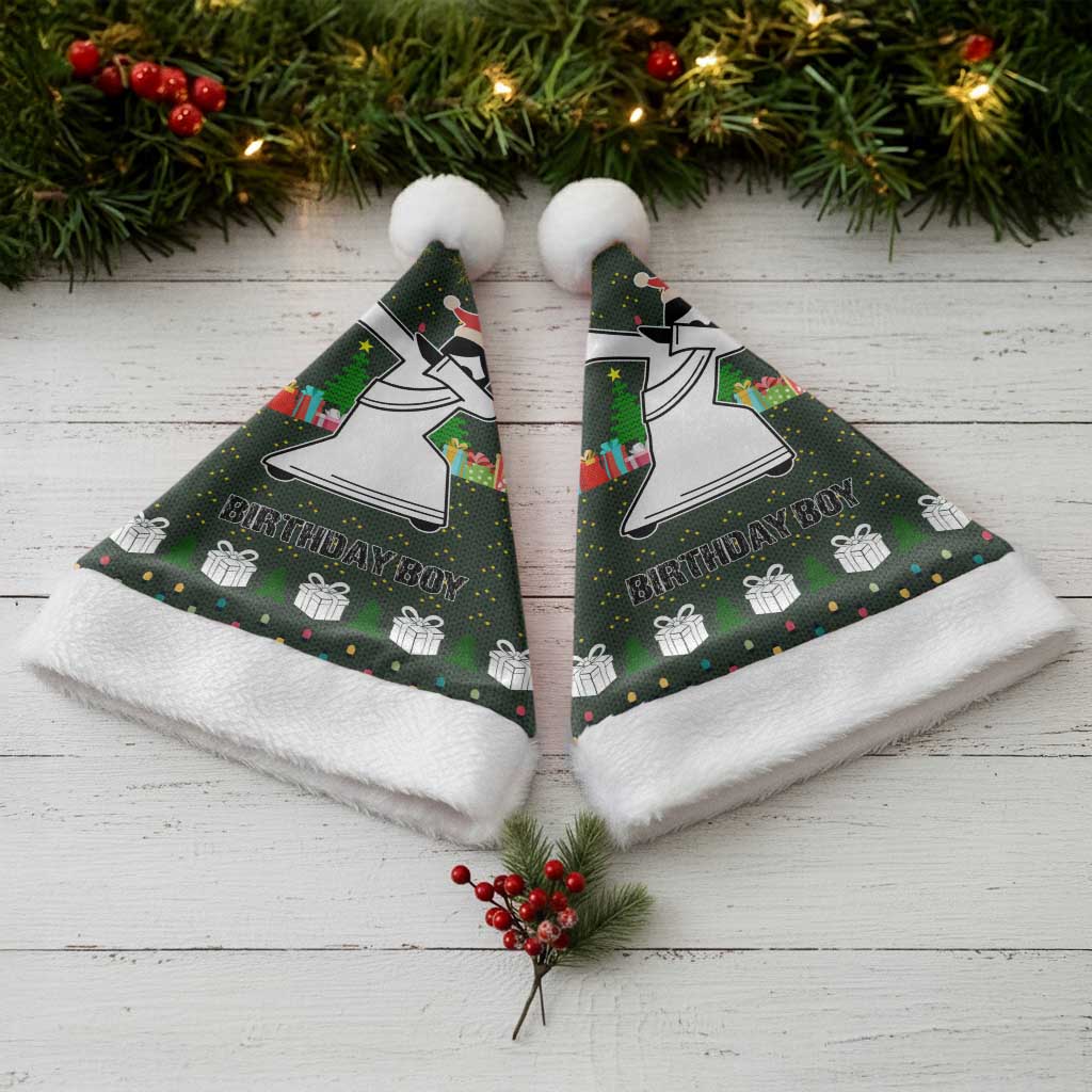 Jesus Birthday Boy Christmas Santa Hat Funny Xmas Holiday Patterns - Wonder Print Shop