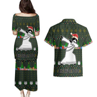 Jesus Birthday Boy Christmas Couples Matching Puletasi and Hawaiian Shirt Funny Xmas Holiday Patterns - Wonder Print Shop
