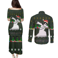 Jesus Birthday Boy Christmas Couples Matching Puletasi and Long Sleeve Button Shirt Funny Xmas Holiday Patterns - Wonder Print Shop
