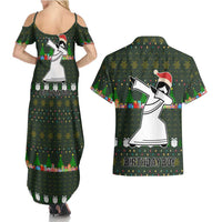 Jesus Birthday Boy Christmas Couples Matching Summer Maxi Dress and Hawaiian Shirt Funny Xmas Holiday Patterns - Wonder Print Shop