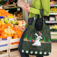 Jesus Birthday Boy Christmas Grocery Bag Funny Xmas Holiday Patterns - Wonder Print Shop