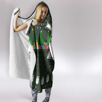 Jesus Birthday Boy Christmas Hooded Blanket Funny Xmas Holiday Patterns - Wonder Print Shop