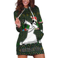 Jesus Birthday Boy Christmas Hoodie Dress Funny Xmas Holiday Patterns - Wonder Print Shop