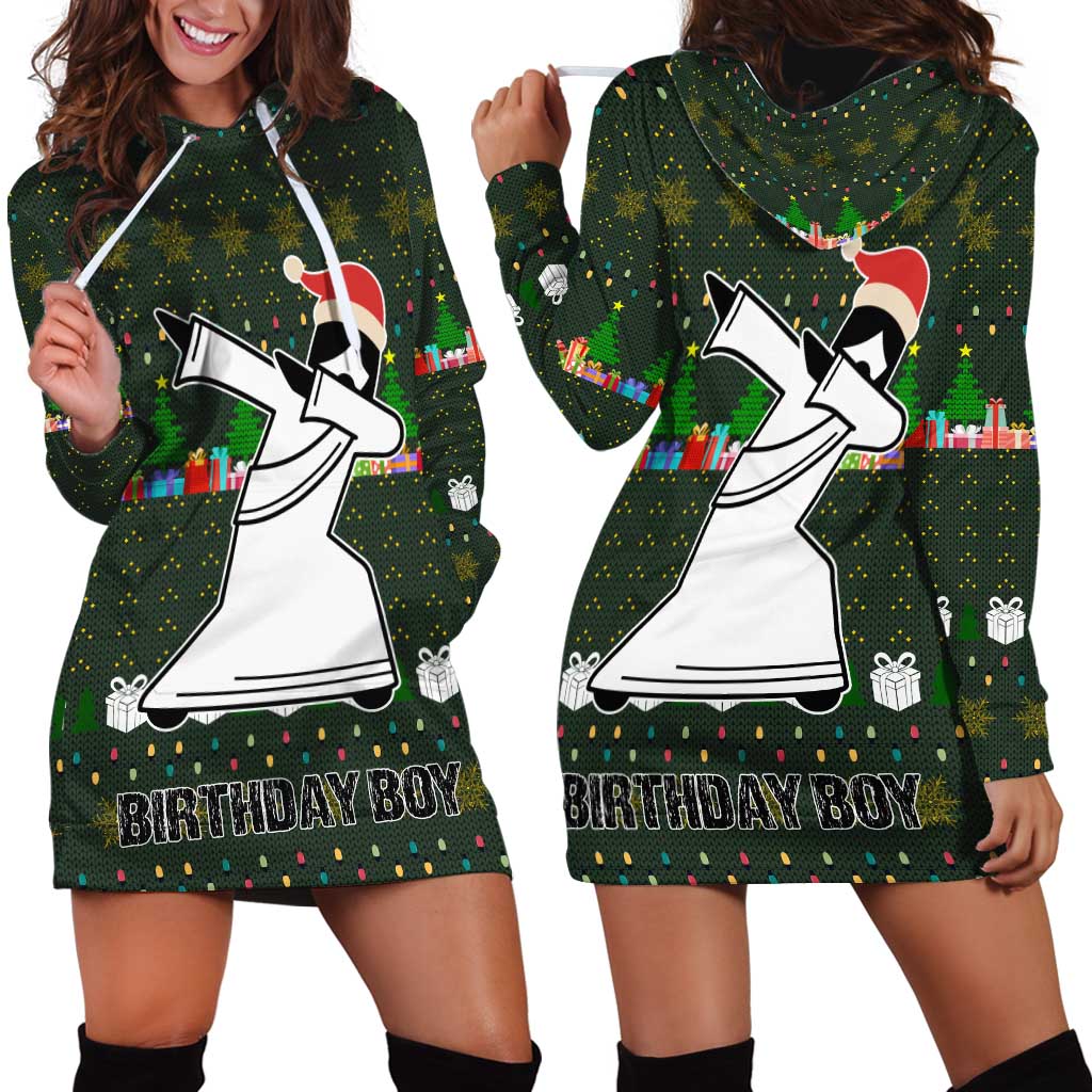 Jesus Birthday Boy Christmas Hoodie Dress Funny Xmas Holiday Patterns - Wonder Print Shop