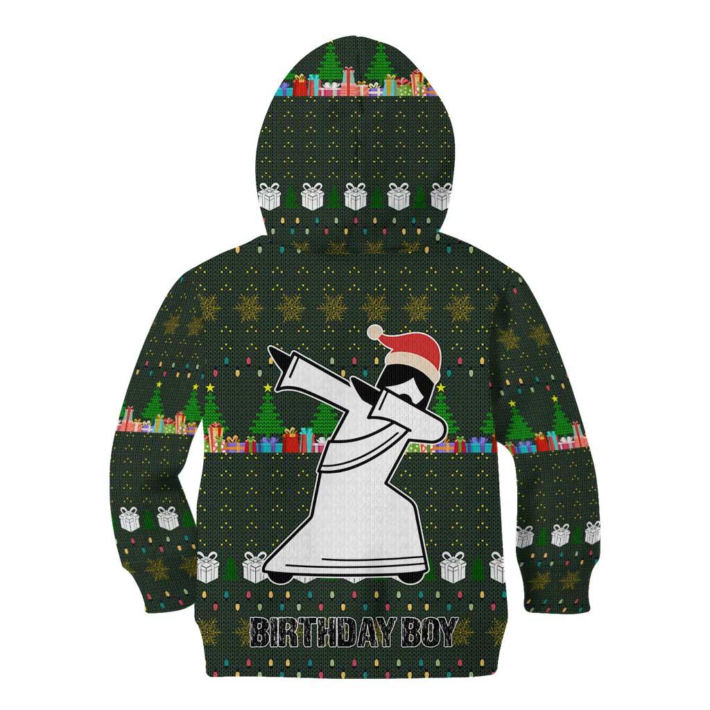 Jesus Birthday Boy Christmas Kid Hoodie Funny Xmas Holiday Patterns - Wonder Print Shop