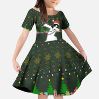 Jesus Birthday Boy Christmas Kid Short Sleeve Dress Funny Xmas Holiday Patterns - Wonder Print Shop