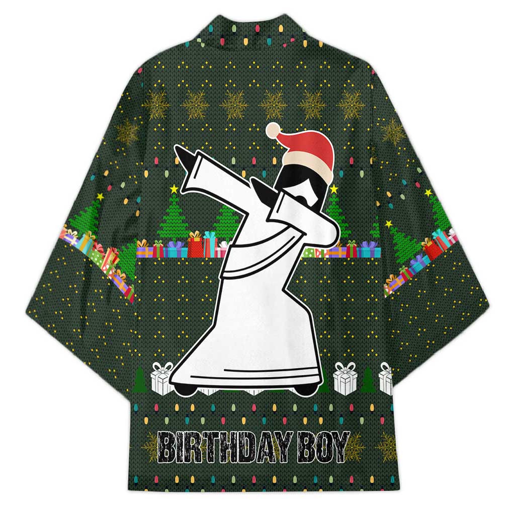 Jesus Birthday Boy Christmas Kimono Funny Xmas Holiday Patterns - Wonder Print Shop
