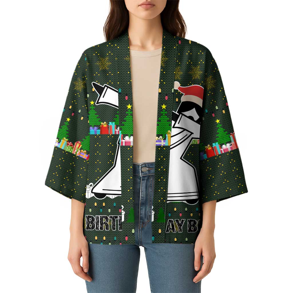 Jesus Birthday Boy Christmas Kimono Funny Xmas Holiday Patterns - Wonder Print Shop