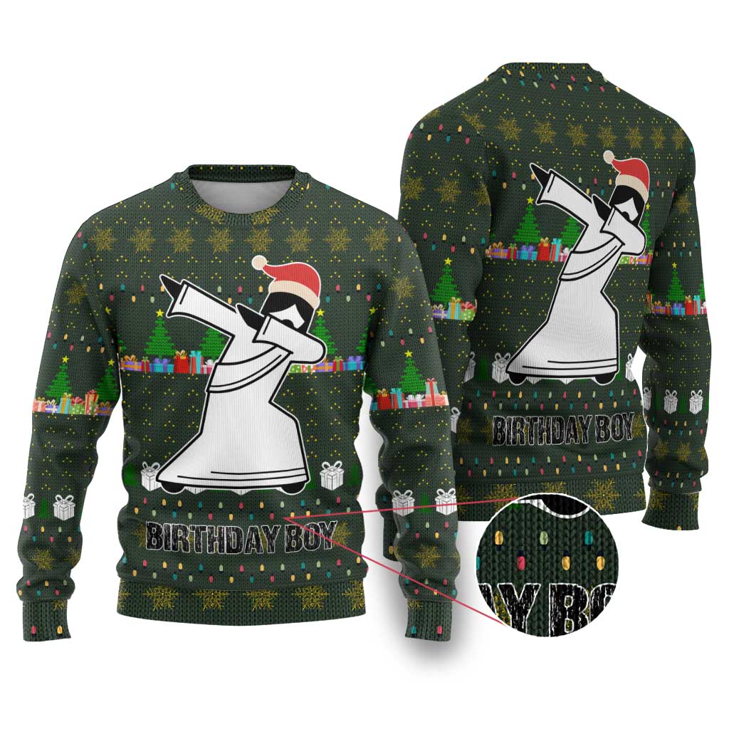 Jesus Birthday Boy Christmas Ugly Christmas Sweater Funny Xmas Holiday Patterns - Wonder Print Shop