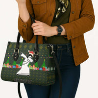 Jesus Birthday Boy Christmas Leather Bag Funny Xmas Holiday Patterns - Wonder Print Shop