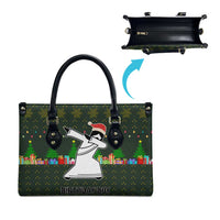 Jesus Birthday Boy Christmas Leather Bag Funny Xmas Holiday Patterns - Wonder Print Shop