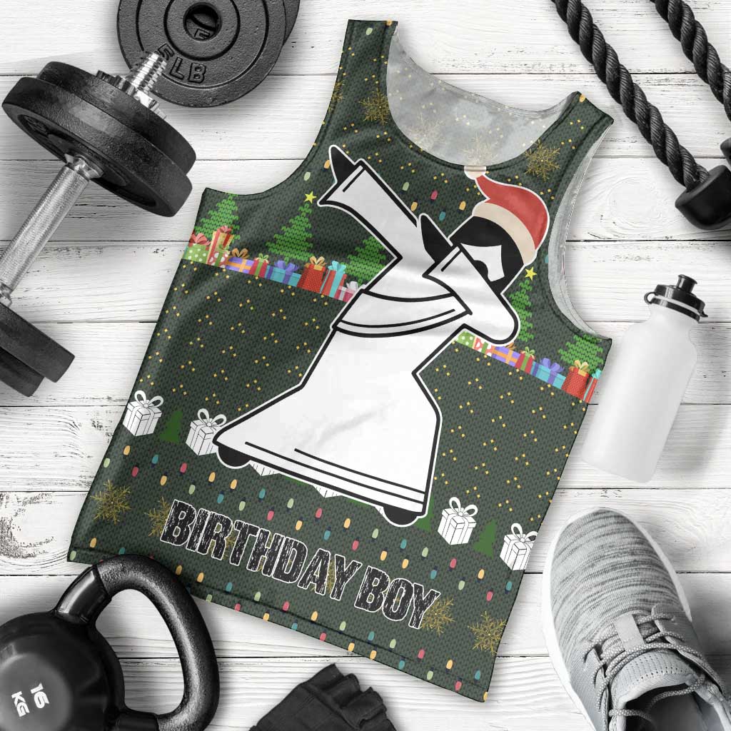 Jesus Birthday Boy Christmas Men Tank Top Funny Xmas Holiday Patterns - Wonder Print Shop