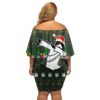 Jesus Birthday Boy Christmas Off Shoulder Short Dress Funny Xmas Holiday Patterns - Wonder Print Shop