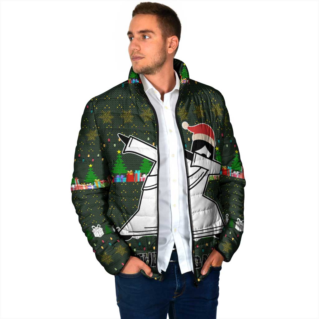 Jesus Birthday Boy Christmas Padded Jacket Funny Xmas Holiday Patterns - Wonder Print Shop