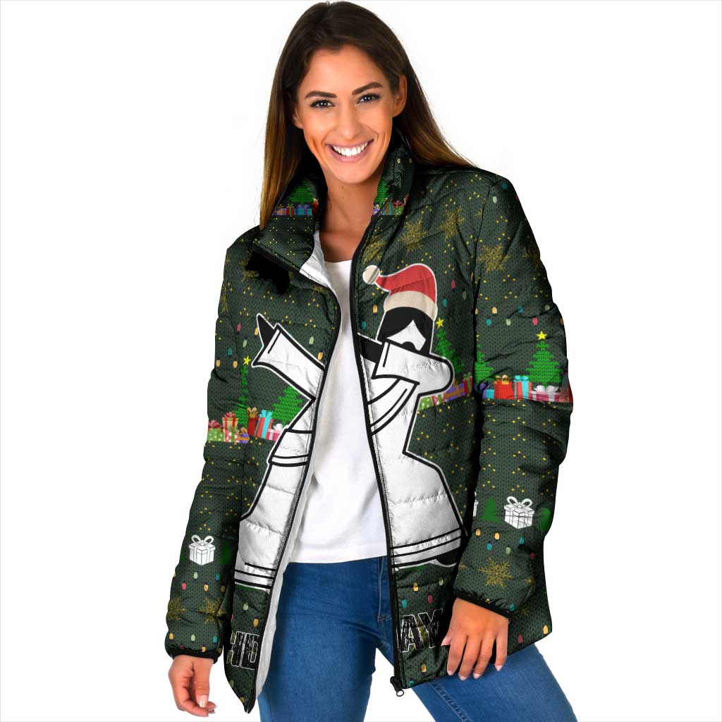 Jesus Birthday Boy Christmas Padded Jacket Funny Xmas Holiday Patterns - Wonder Print Shop