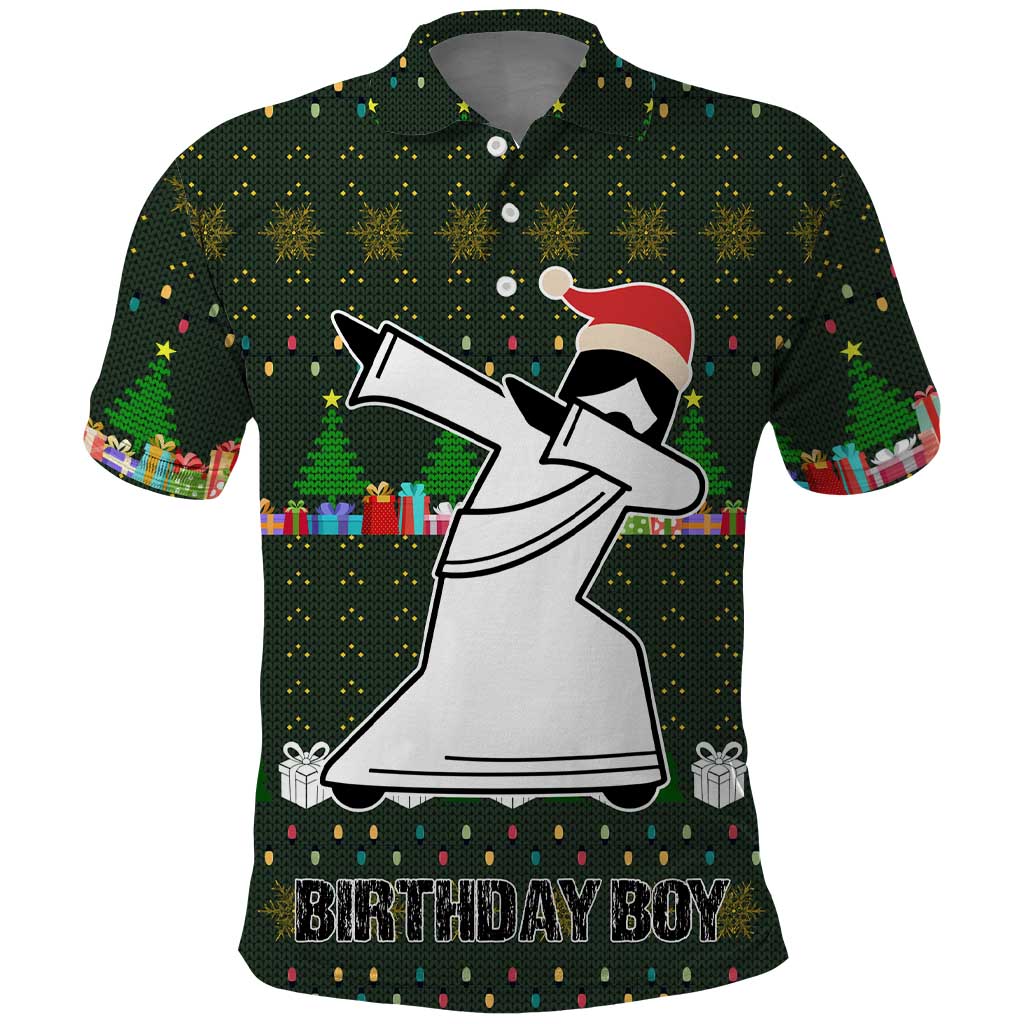 Jesus Birthday Boy Christmas Polo Shirt Funny Xmas Holiday Patterns - Wonder Print Shop
