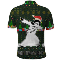 Jesus Birthday Boy Christmas Polo Shirt Funny Xmas Holiday Patterns - Wonder Print Shop