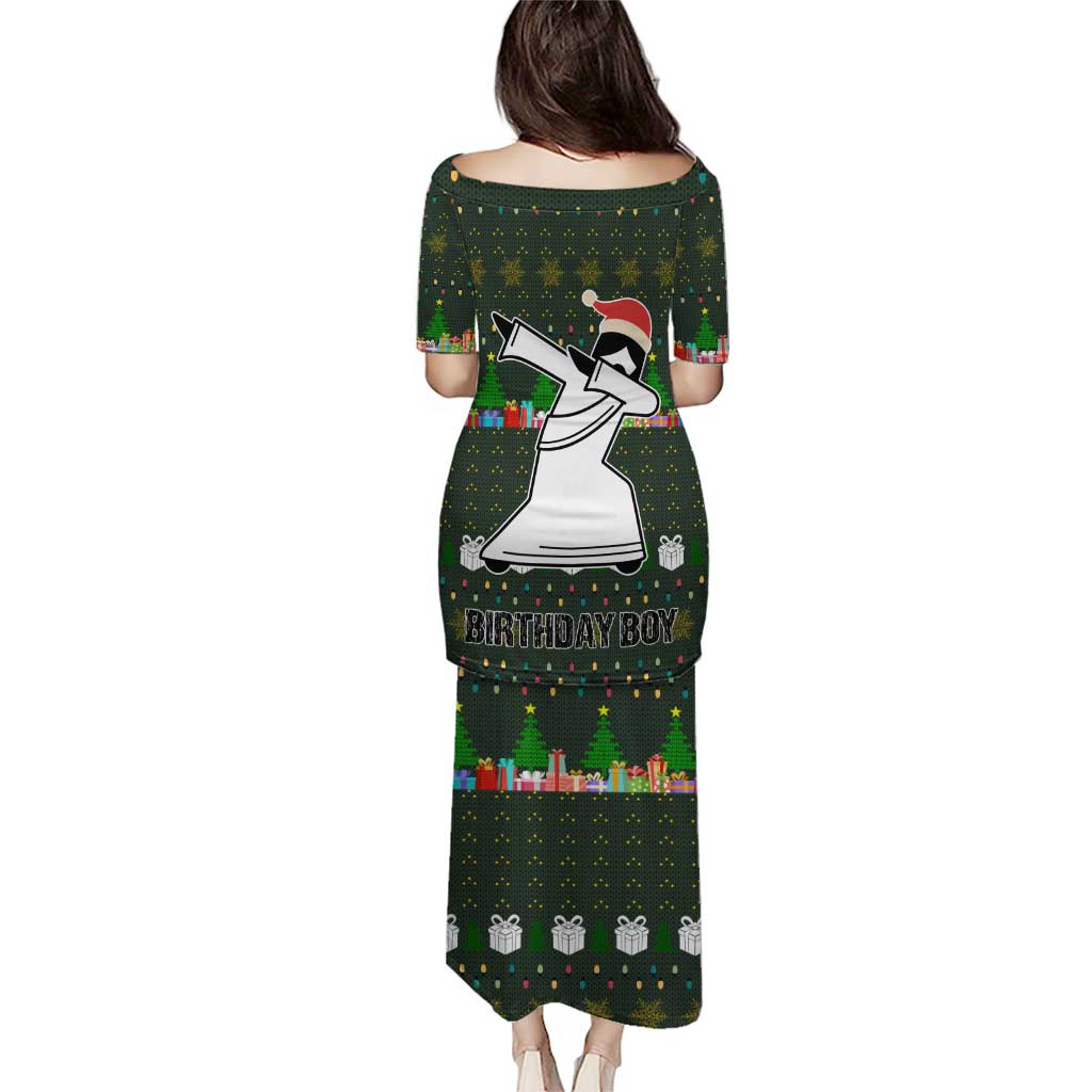 Jesus Birthday Boy Christmas Puletasi Funny Xmas Holiday Patterns - Wonder Print Shop