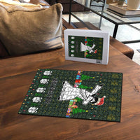 Jesus Birthday Boy Christmas Puzzle Funny Xmas Holiday Patterns - Wonder Print Shop