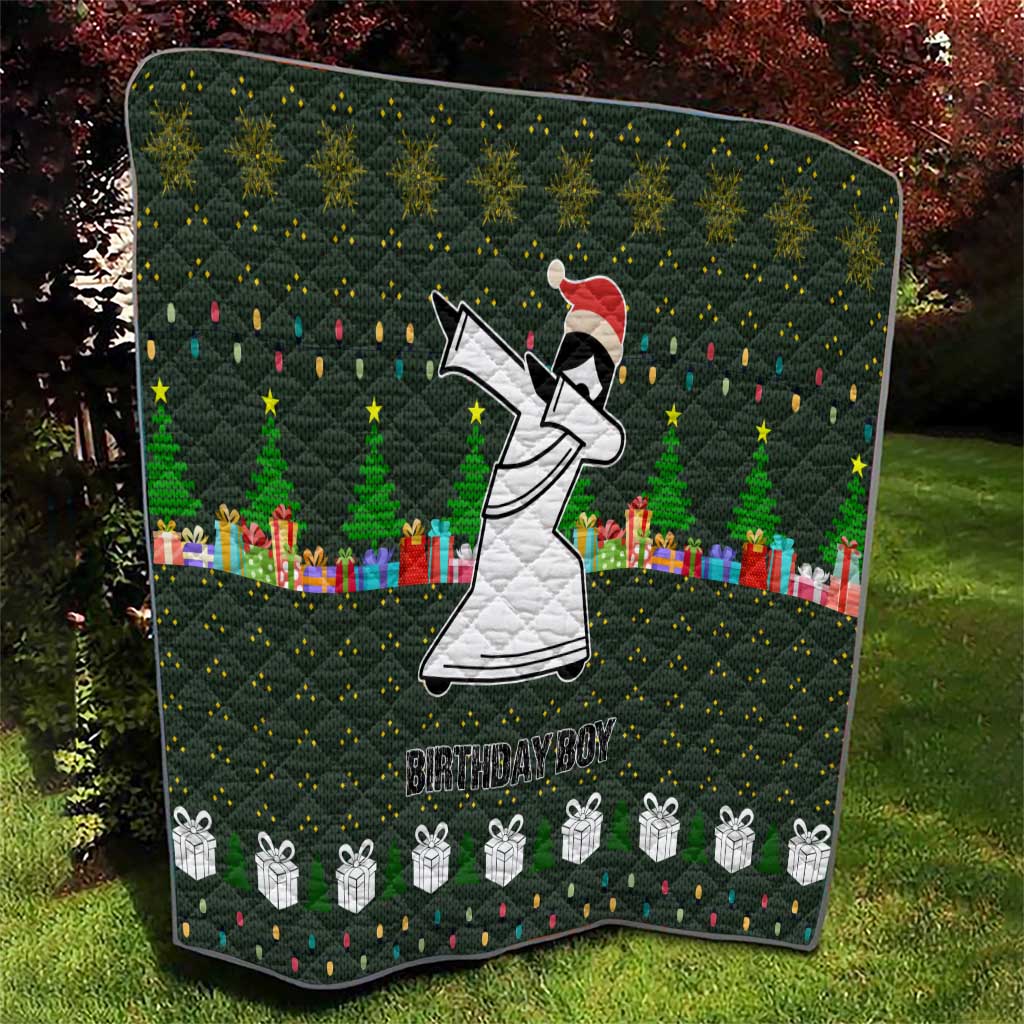 Jesus Birthday Boy Christmas Quilt Funny Xmas Holiday Patterns - Wonder Print Shop