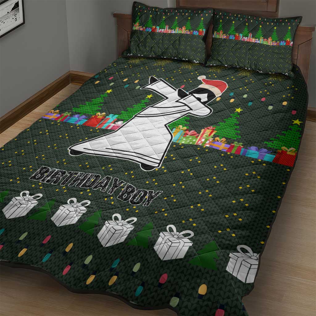 Jesus Birthday Boy Christmas Quilt Bed Set Funny Xmas Holiday Patterns - Wonder Print Shop