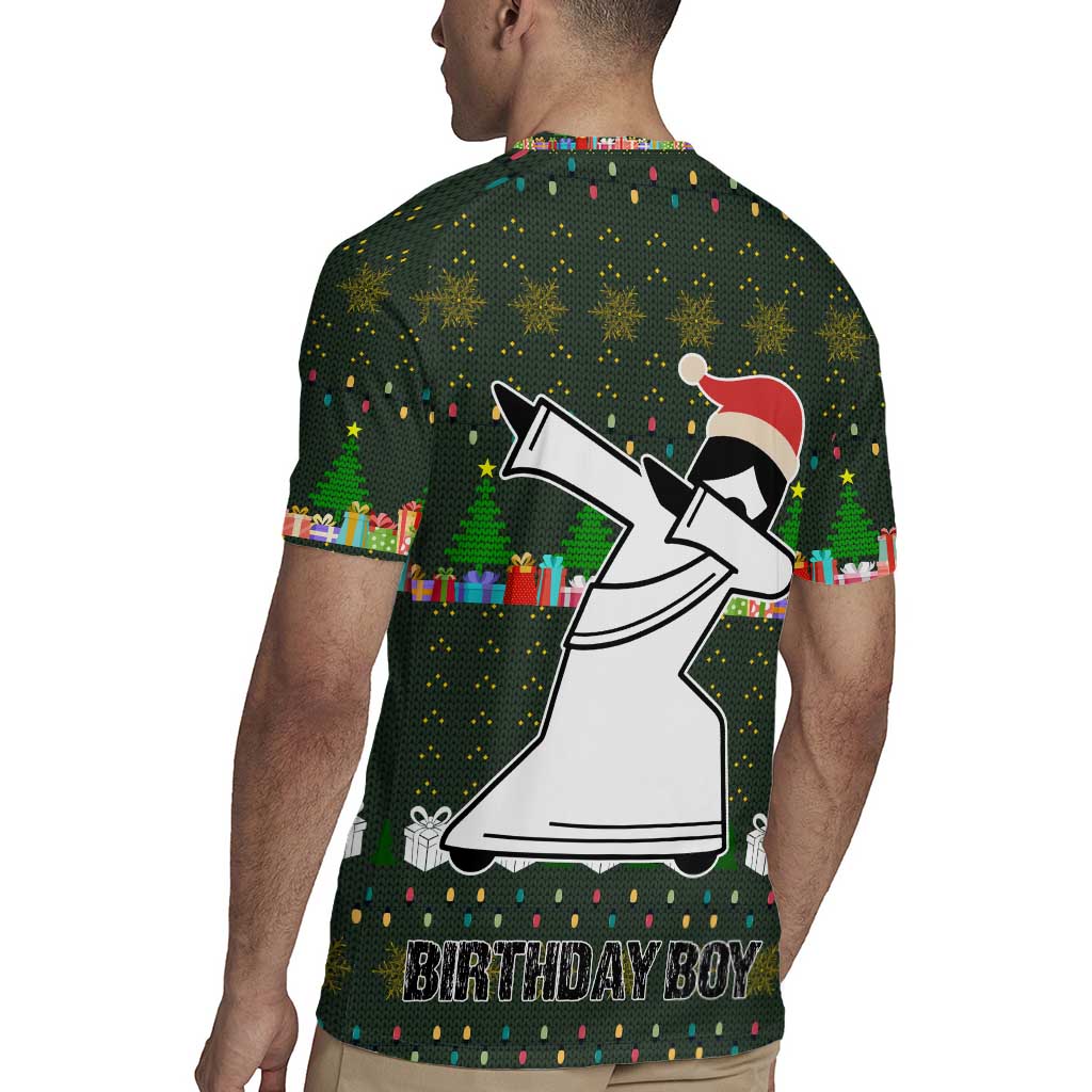 Jesus Birthday Boy Christmas Rugby Jersey Funny Xmas Holiday Patterns - Wonder Print Shop