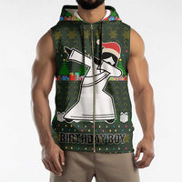 Jesus Birthday Boy Christmas Sleeveless Zip Hoodie Funny Xmas Holiday Patterns - Wonder Print Shop
