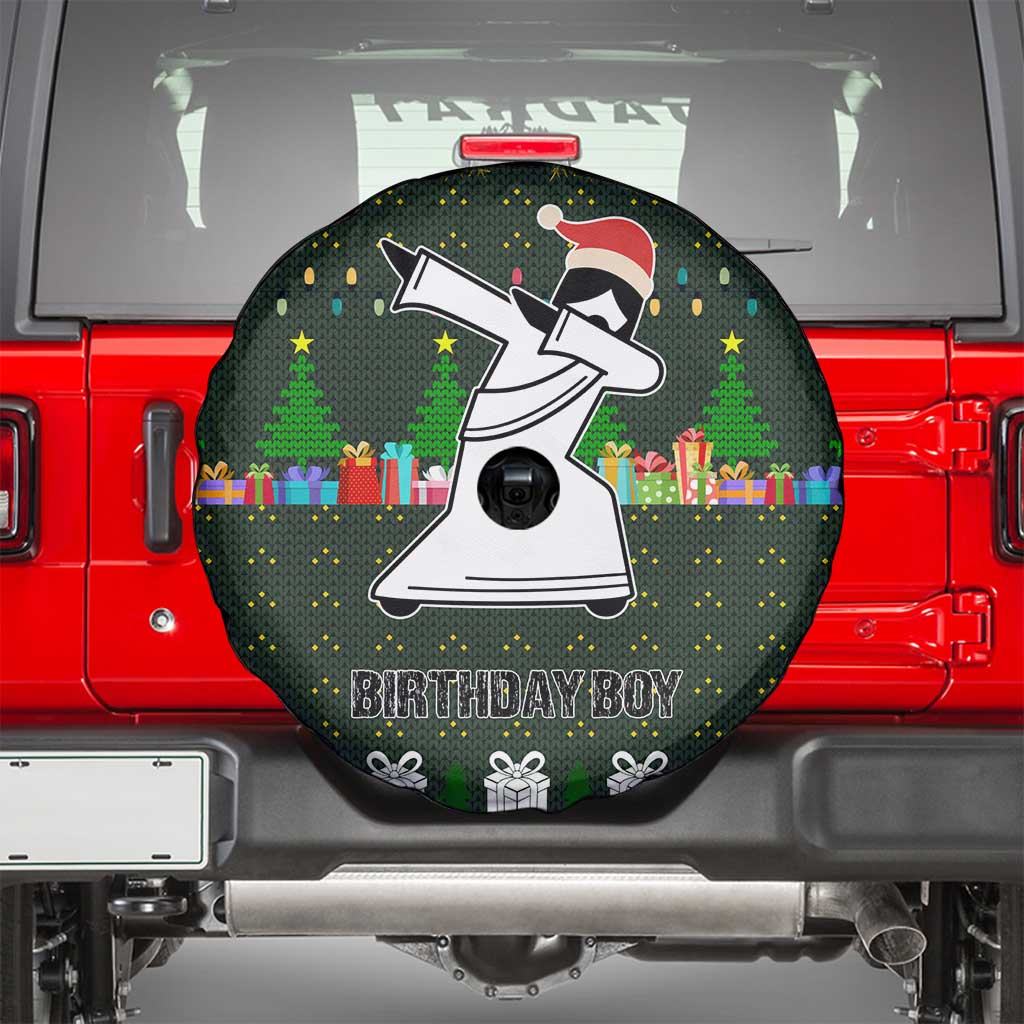 Jesus Birthday Boy Christmas Spare Tire Cover Funny Xmas Holiday Patterns - Wonder Print Shop